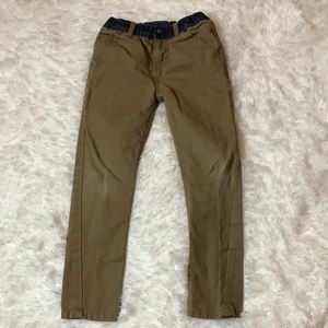 M&S boys tan chino pants size 6
